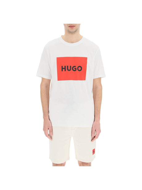 HUGO-Dulive Logo Box T-shirt-JOHN JULIA