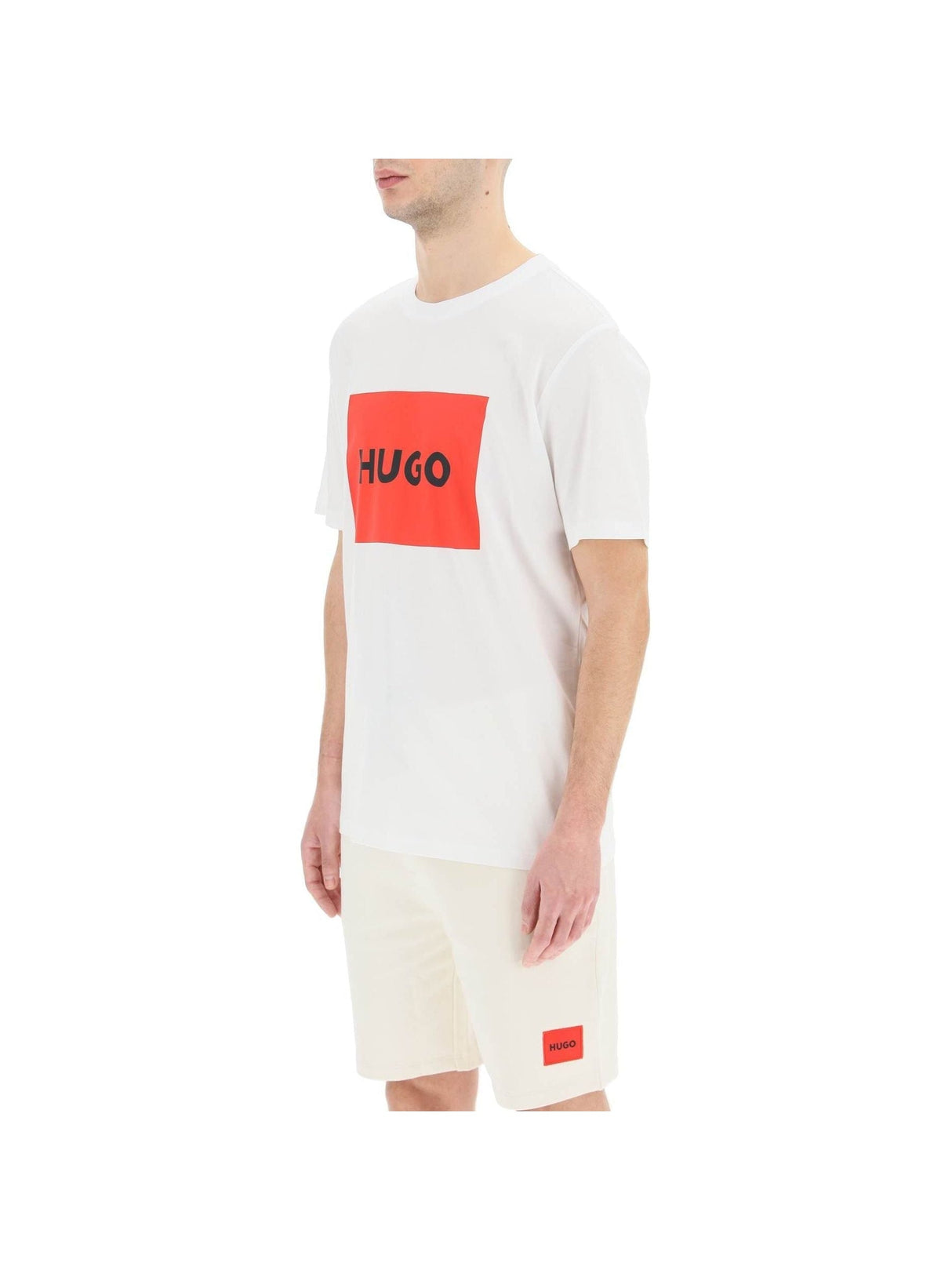 HUGO-Dulive Logo Box T-shirt-JOHN JULIA