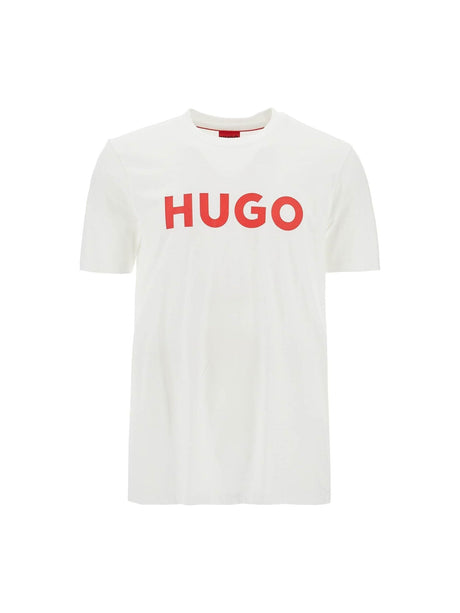 HUGO-Dulivio Logo T-shirt-JOHN JULIA