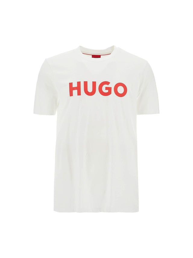 HUGO-Dulivio Logo T-shirt-JOHN JULIA