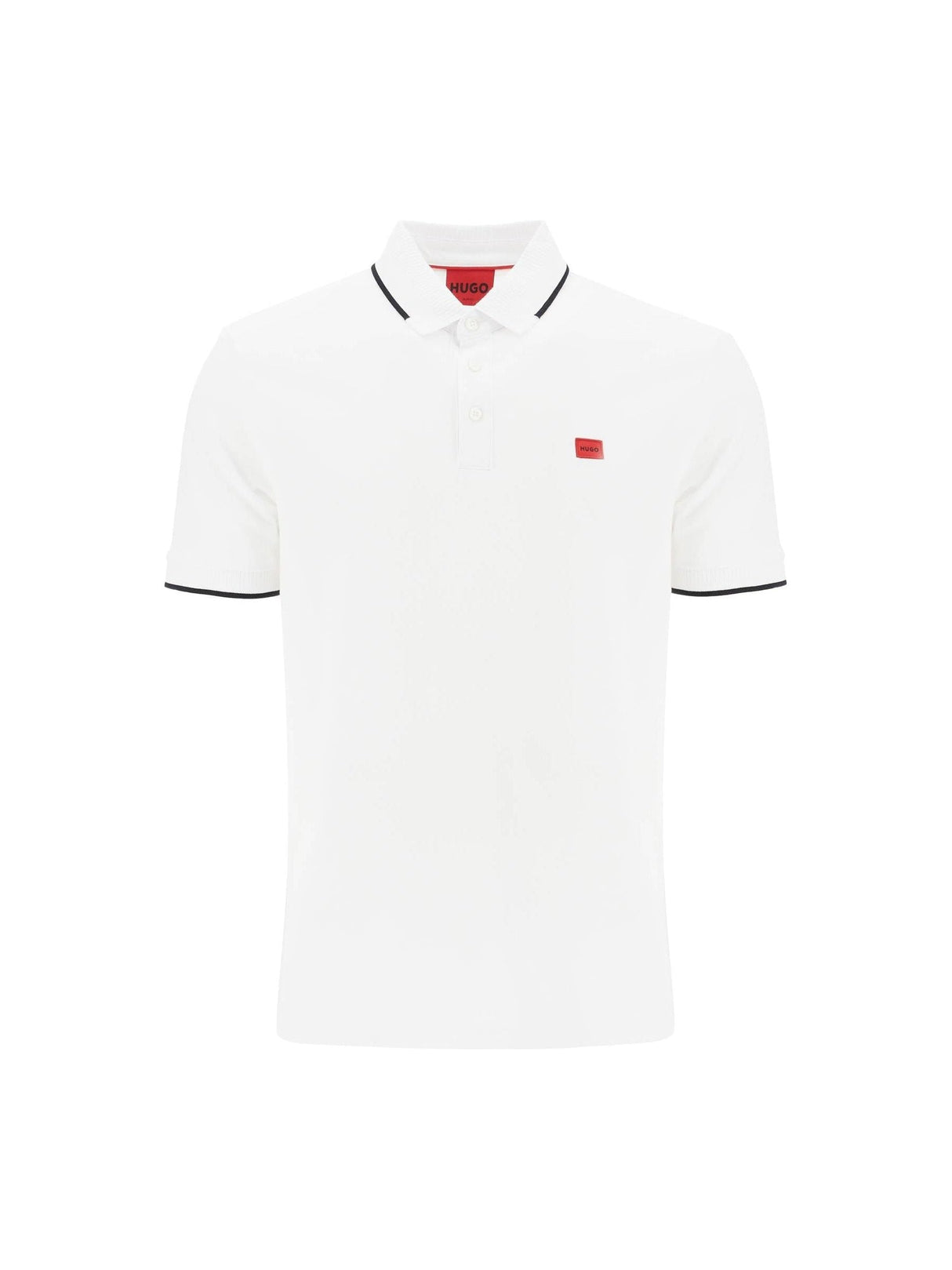 HUGO-Polo Shirt With Contrasting Finishing Details -JOHN JULIA.