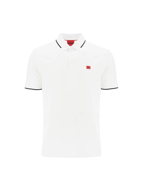 HUGO-Polo Shirt With Contrasting Finishing Details -JOHN JULIA.