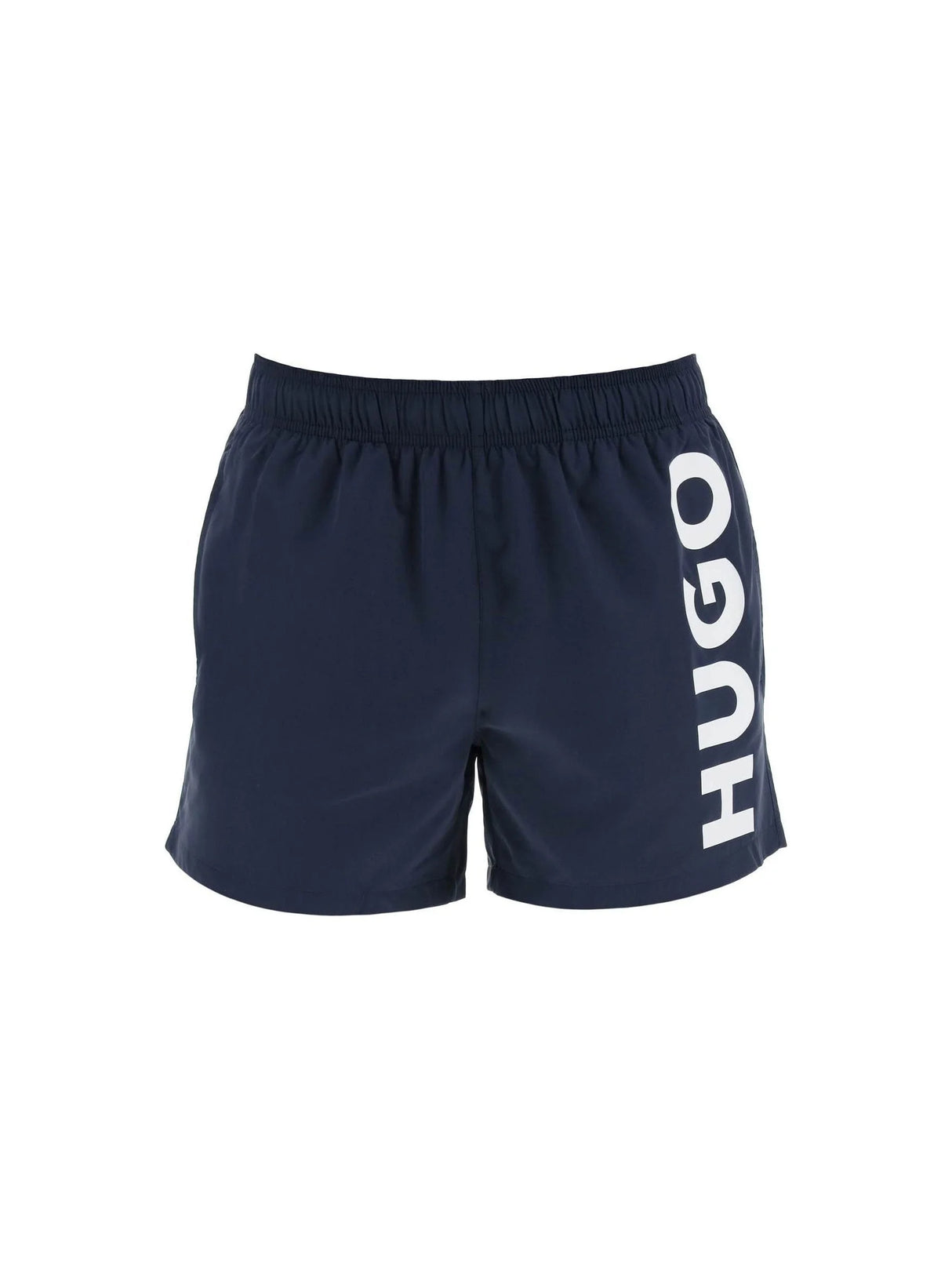 HUGO-Recycled Polyester Logo Swim Shorts-JOHN JULIA