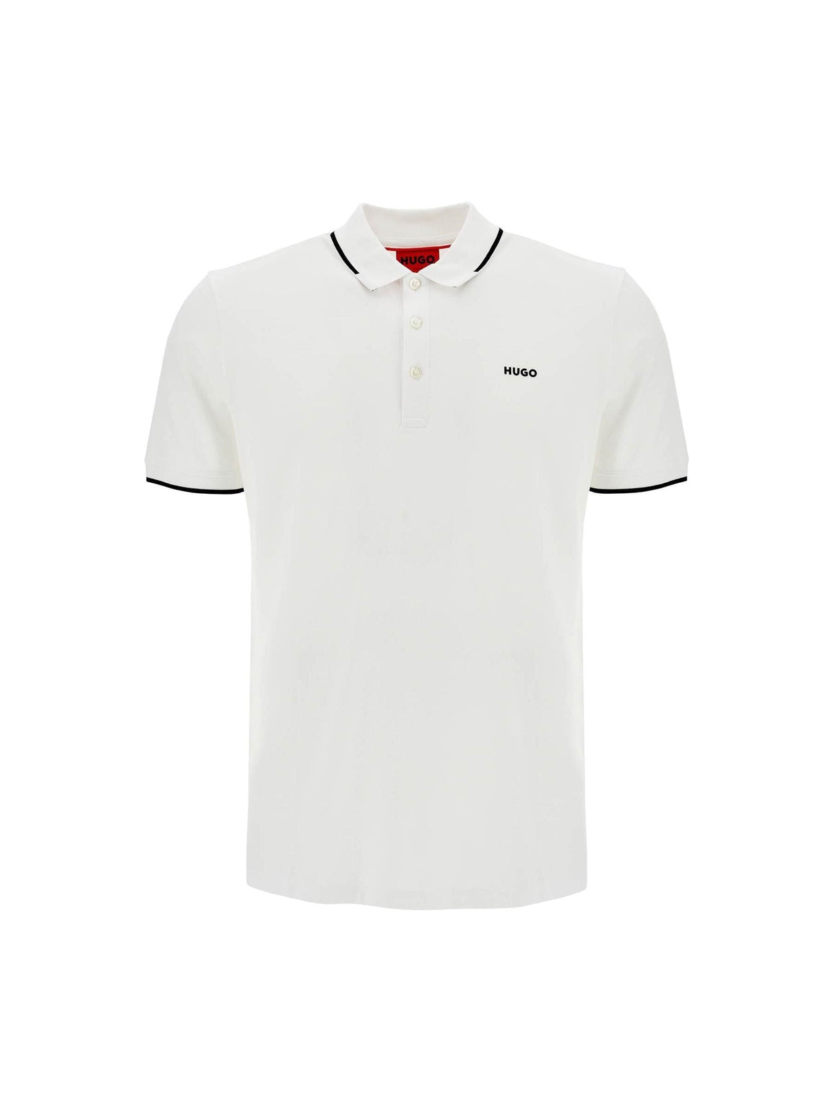 HUGO-Slim Fit Piqué Polo Shirt -JOHN JULIA.