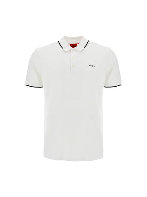 HUGO-Slim Fit Piqué Polo Shirt -JOHN JULIA.