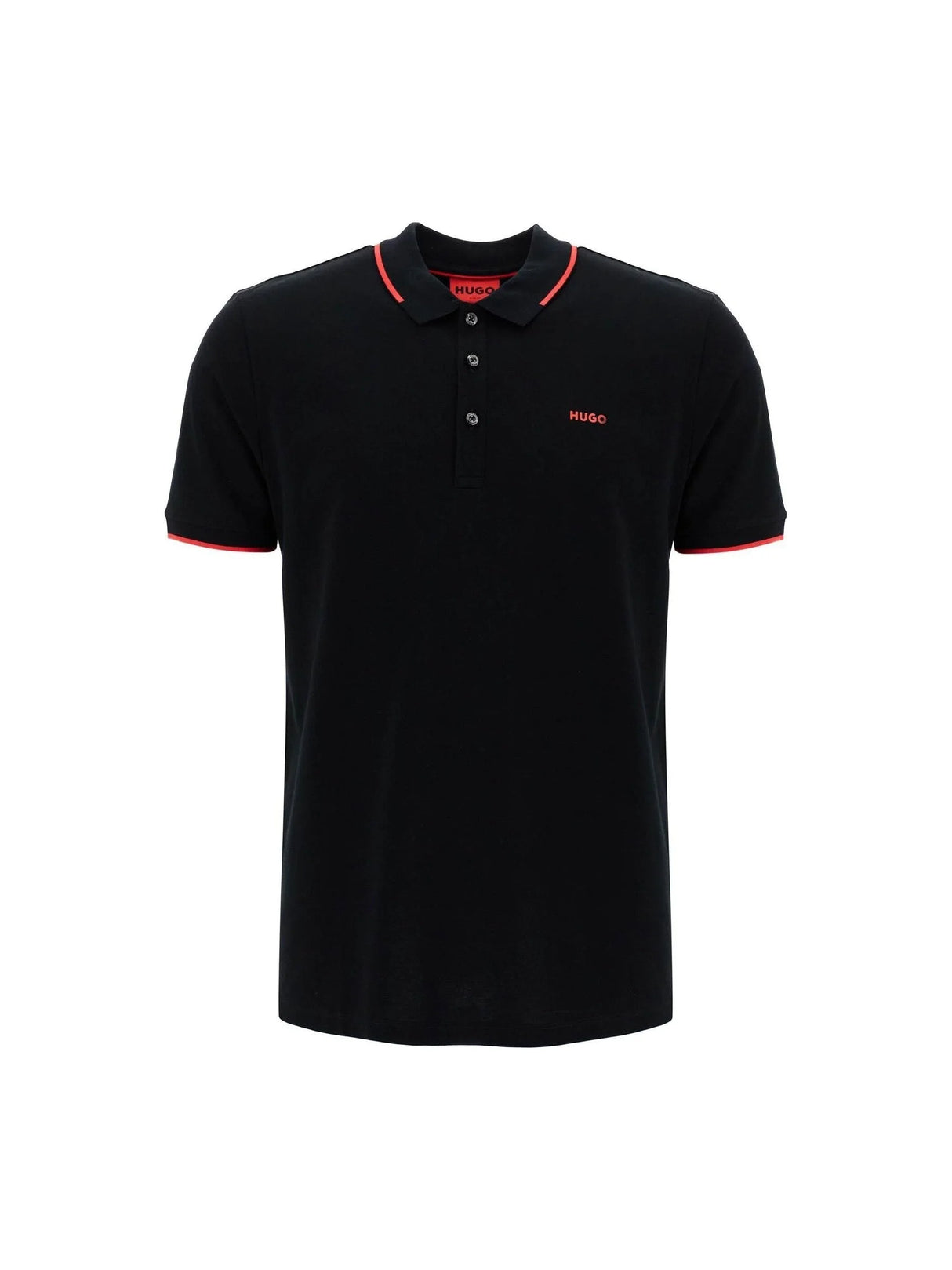 HUGO-Slim Fit Piqué Polo Shirt -JOHN JULIA.