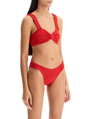 Bonnie Textured Bikini Set-Hunza G-JOHN JULIA