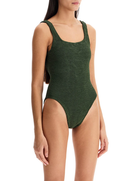 Square Neck Ribbed Swimsuit-Hunza G-JOHN JULIA