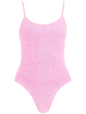 Petra Textured One-piece Swimsuit-Hunza G-JOHN JULIA