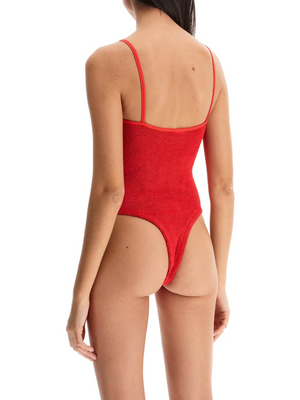 Petra Textured One-piece Swimsuit-Hunza G-JOHN JULIA