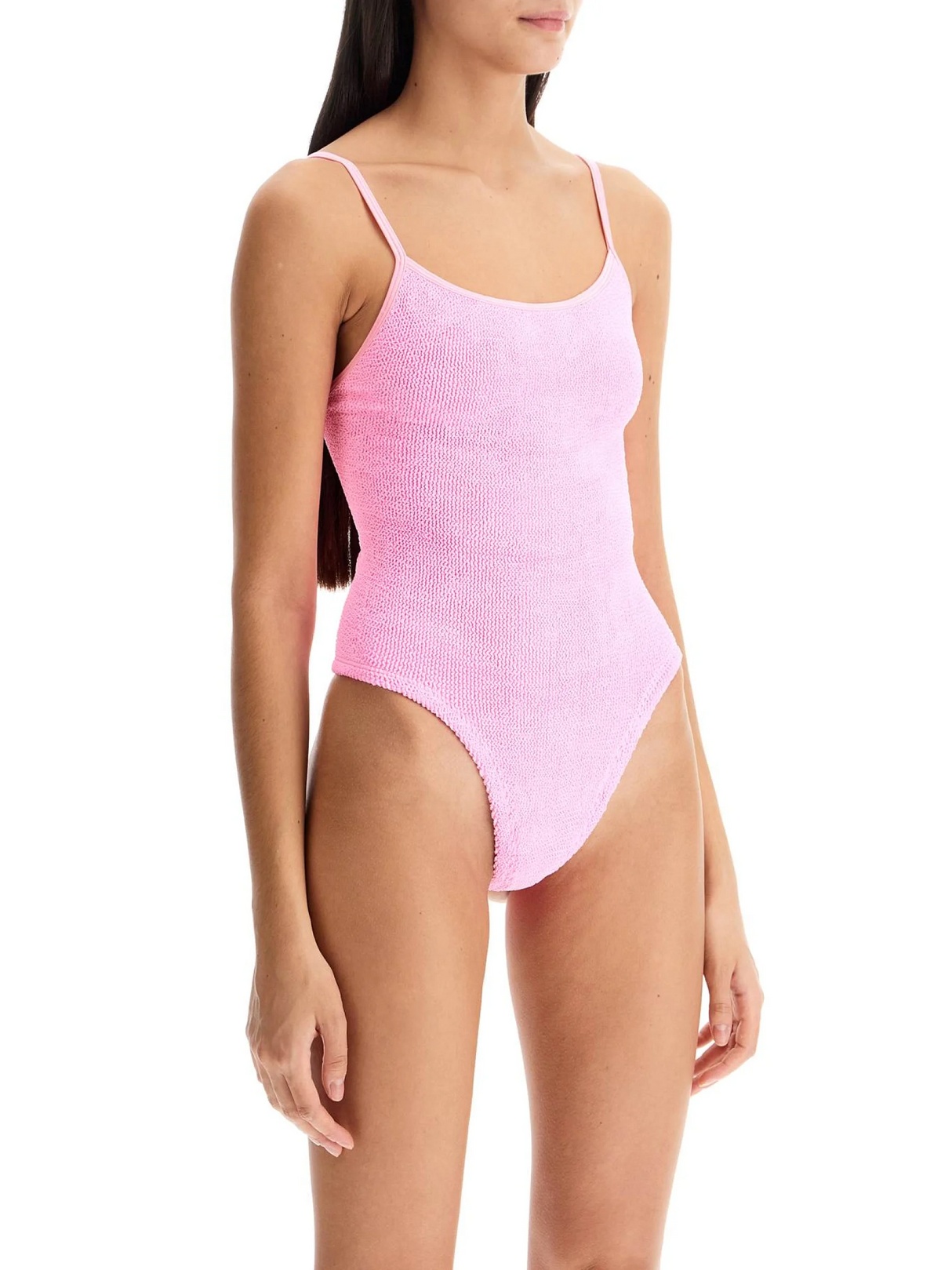 Petra Textured One-piece Swimsuit-Hunza G-JOHN JULIA