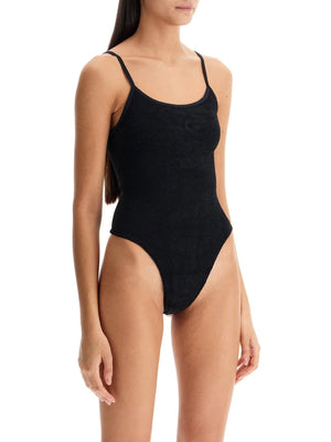 Petra Textured One-piece Swimsuit-Hunza G-JOHN JULIA