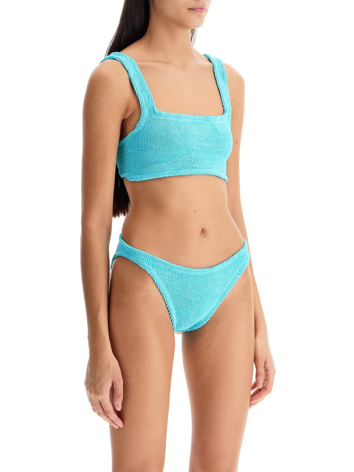 Xandra Textured Bikini Set-Hunza G-JOHN JULIA