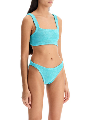 Xandra Textured Bikini Set-Hunza G-JOHN JULIA