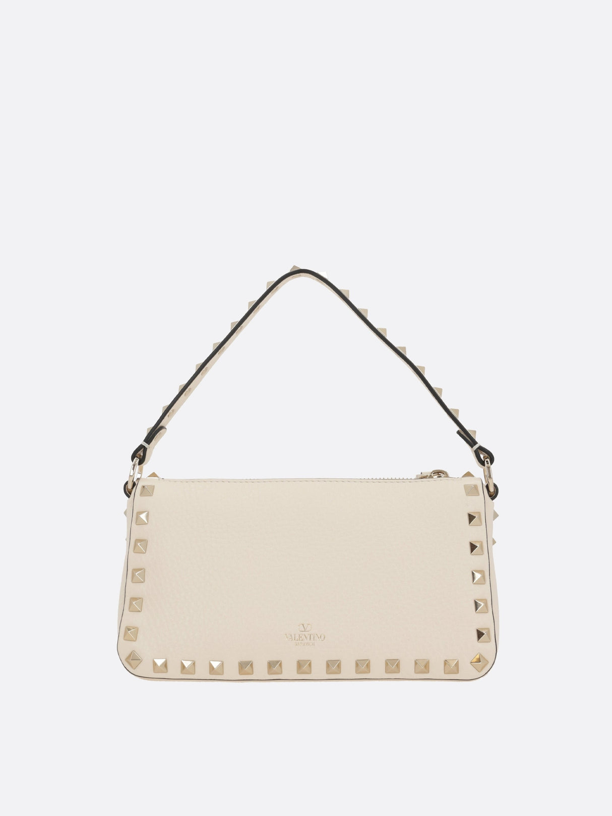 Rockstud Small Grainy Leather Shoulder Bag