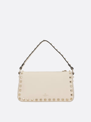 Rockstud Small Grainy Leather Shoulder Bag