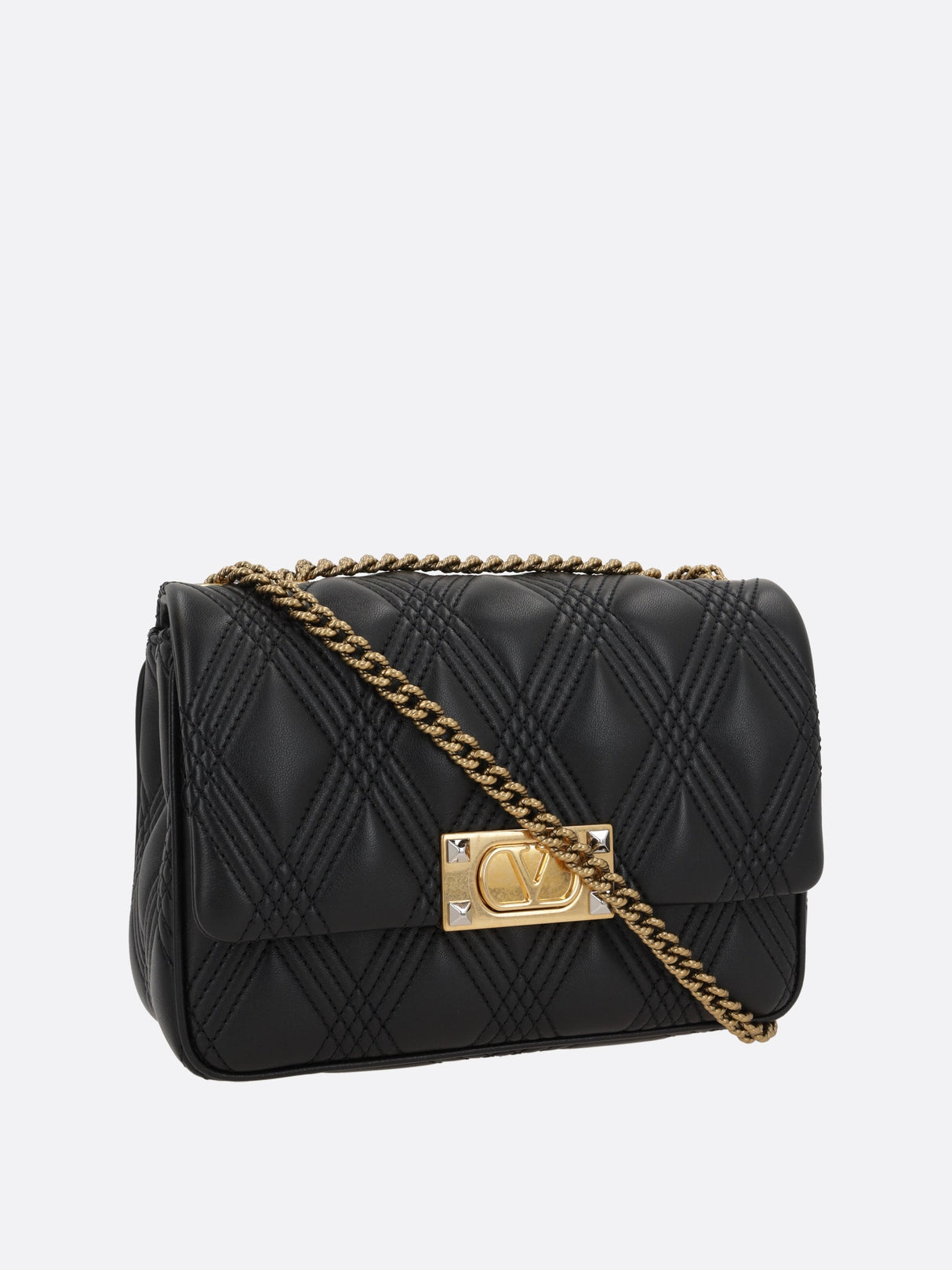 Quiltie 67 Quilted Nappa Shoulder Bag-Valentino Garavani-JOHN JULIA