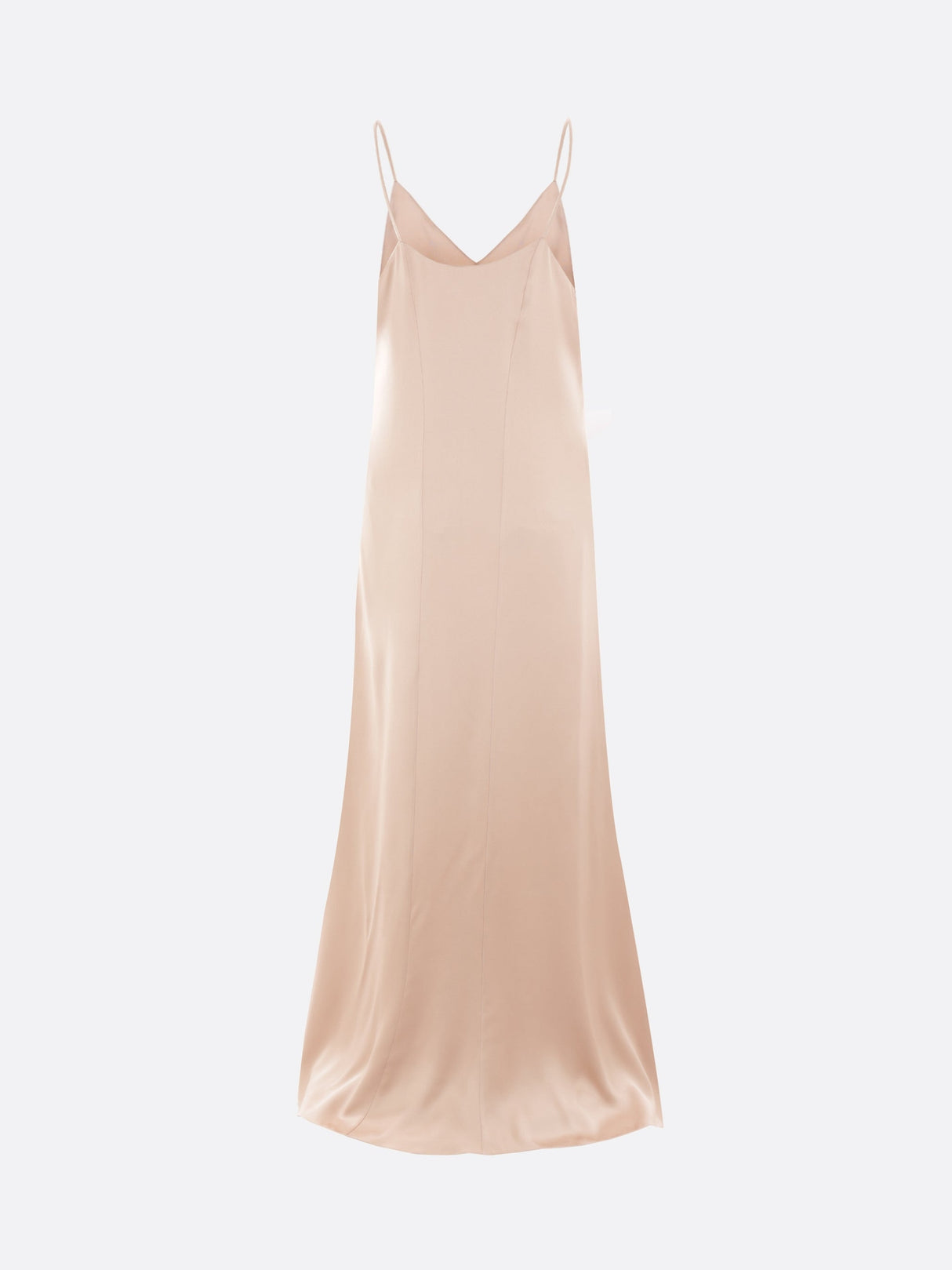 Satin Ruched Maxi Dress-FENDI-JOHN JULIA