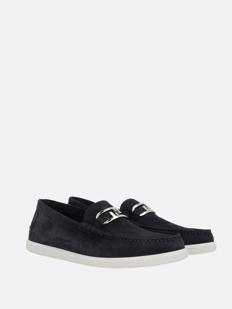 Fendi Olock Light Suede Loafers-FENDI-JOHN JULIA