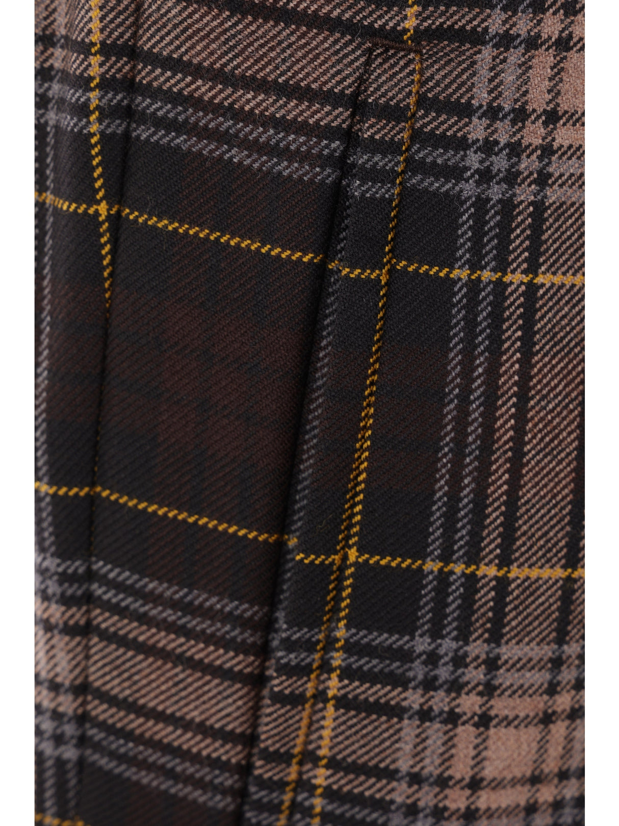 Tartan Wool Trousers-FENDI-JOHN JULIA