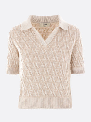 Polo Wool Cashmere Sweater-FENDI-JOHN JULIA