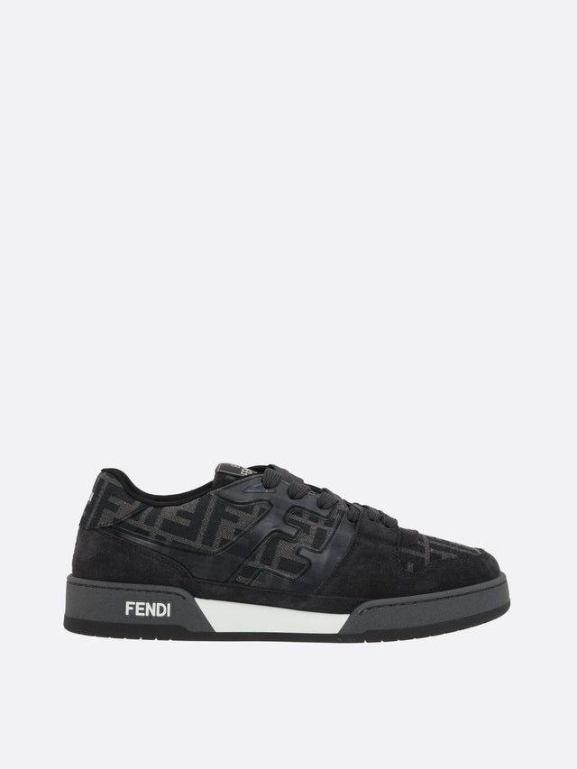 Match FF Fabric Suede Sneakers-FENDI-JOHN JULIA