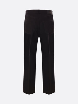 Moleskine Wool Trousers-Ferragamo-JOHN JULIA