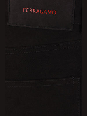 Moleskine Trousers-FERRAGAMO-JOHN JULIA