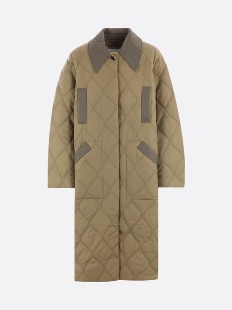 Quilted Nylon Coat-GANNI-JOHN JULIA