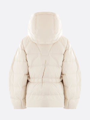 Oversize Seersucker Down Jacket-Ganni-JOHN JULIA