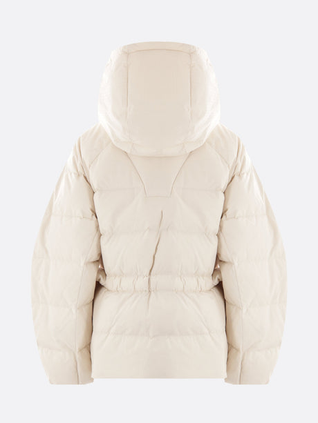 Oversize Seersucker Down Jacket-Ganni-JOHN JULIA