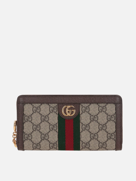 Ophidia Gg Zip-Around Wallet-GUCCI-JOHN JULIA