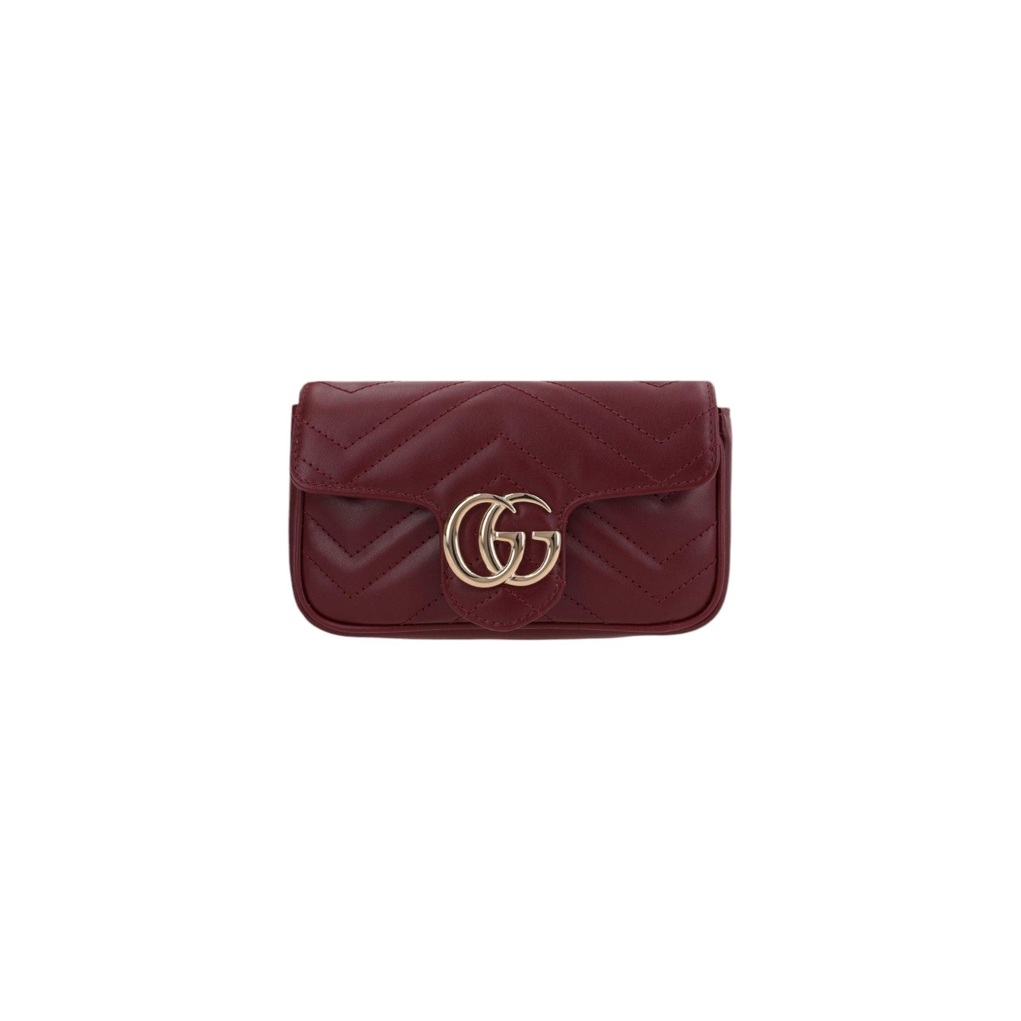 Quilted Leather Crossbody Bag-GUCCI-JOHN JULIA