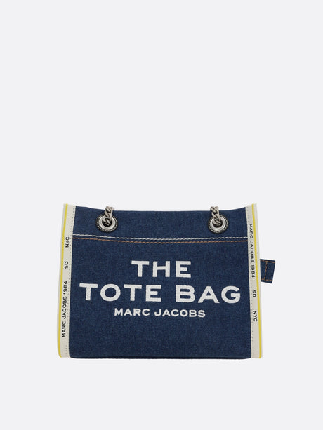 Chain Detail Denim Tote Bag-Marc Jacobs-JOHN JULIA