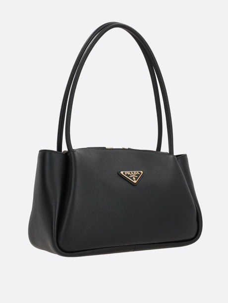 Grainy Leather Medium Handbag-Prada-JOHN JULIA