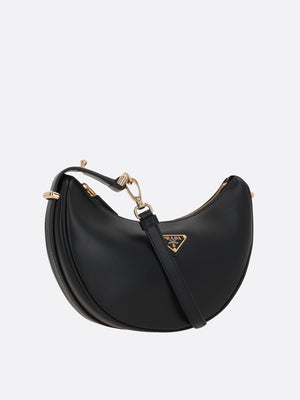 Arqué Smooth Leather Shoulder Bag-PRADA-JOHN JULIA