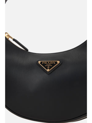 Arqué Smooth Leather Shoulder Bag-PRADA-JOHN JULIA