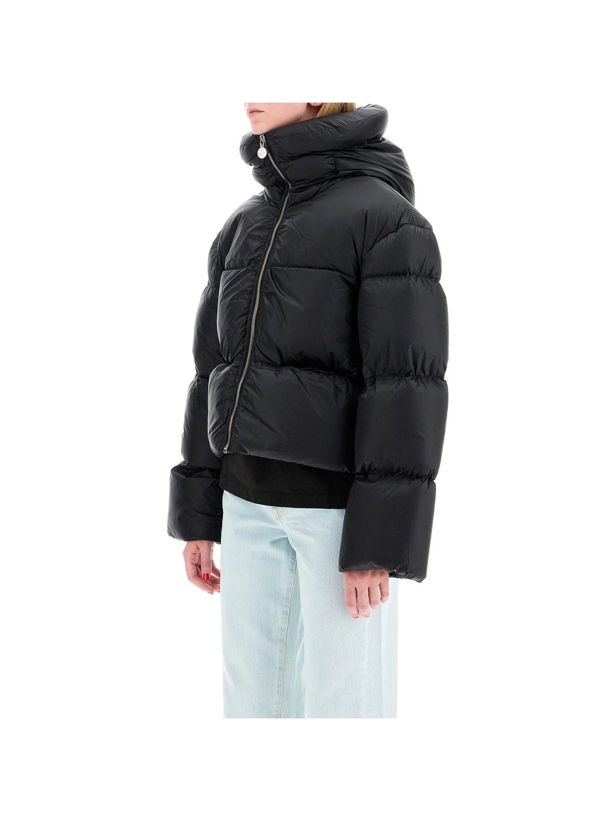 Boxy Hooded Down Jacket-IENKI IENKI-JOHN JULIA