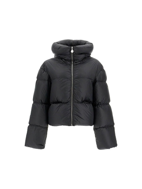 Boxy Hooded Down Jacket-IENKI IENKI-JOHN JULIA