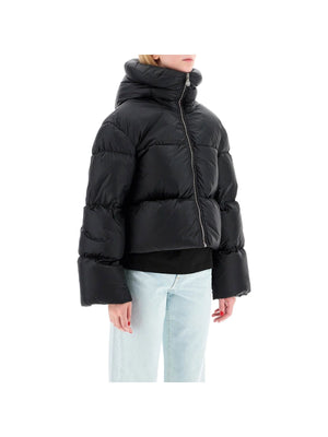 Boxy Hooded Down Jacket-IENKI IENKI-JOHN JULIA