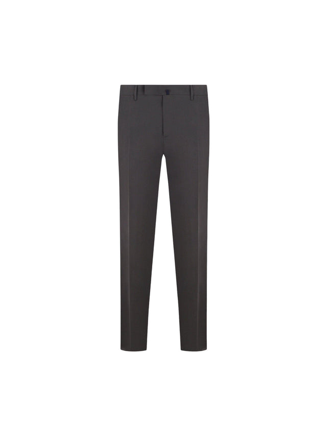 Lightweight Poplin Slim-fit Pants-INCOTEX-JOHN JULIA