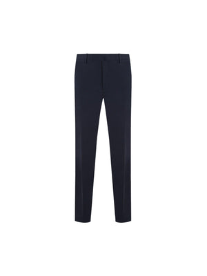 Lightweight Poplin Slim-fit Pants-INCOTEX-JOHN JULIA