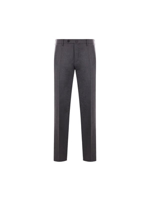 Model 30 Wool Slim-fit Pants-Incotex-JOHN JULIA