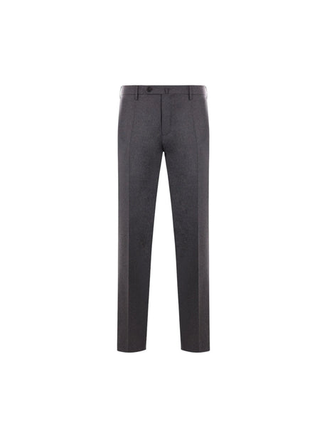 Model 30 Wool Slim-fit Pants-INCOTEX-JOHN JULIA