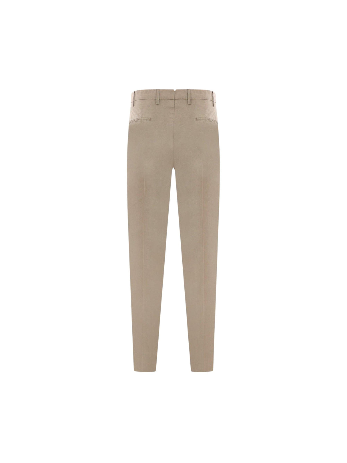 Stretch Cotton Slim-fit Pants-INCOTEX-JOHN JULIA