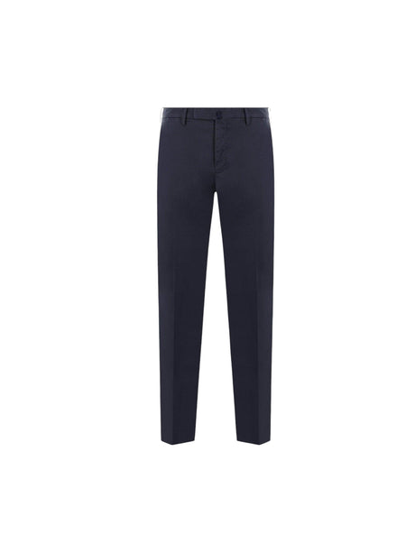 Sustainable Stretch Cotton Slim-fit Pants-INCOTEX-JOHN JULIA