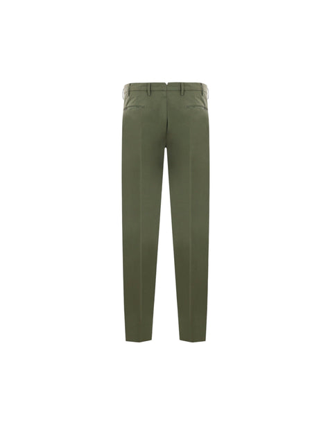 Sustainable Stretch Cotton Slim-fit Pants-INCOTEX-JOHN JULIA