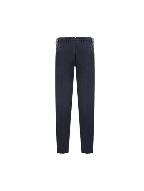 Sustainable Stretch Cotton Slim-fit Pants-INCOTEX-JOHN JULIA