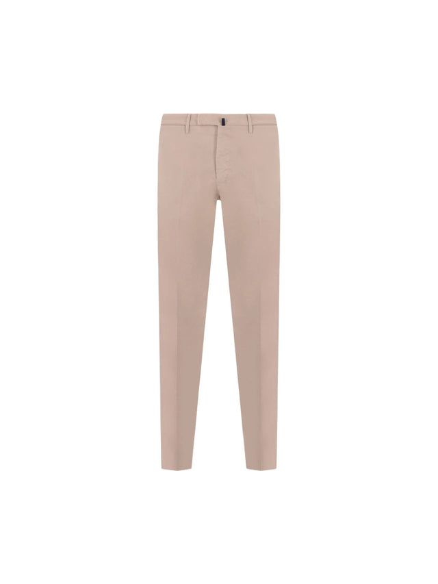 Slim-fit Stretch Cotton Pants-Incotex-JOHN JULIA