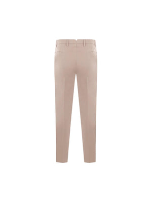 Slim-fit Stretch Cotton Pants-Incotex-JOHN JULIA